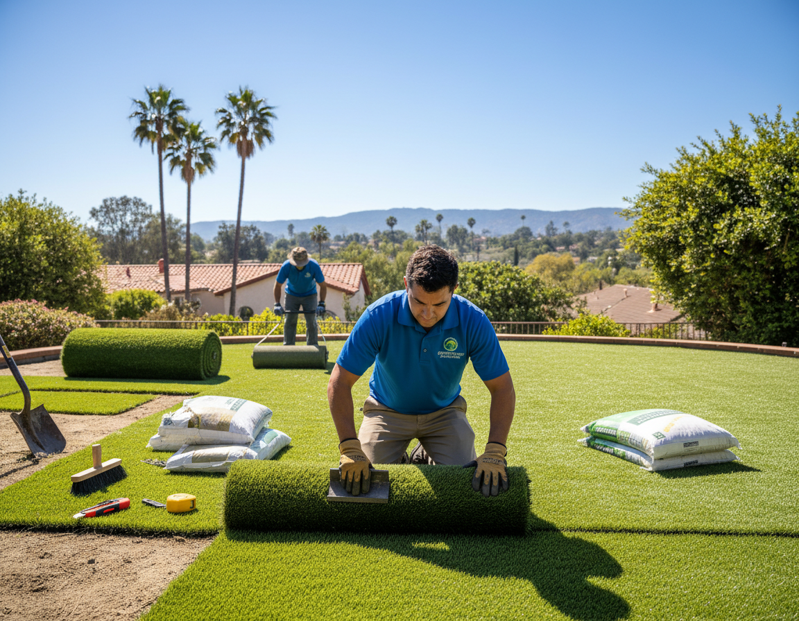 Putting Green Installation Santa Barbara